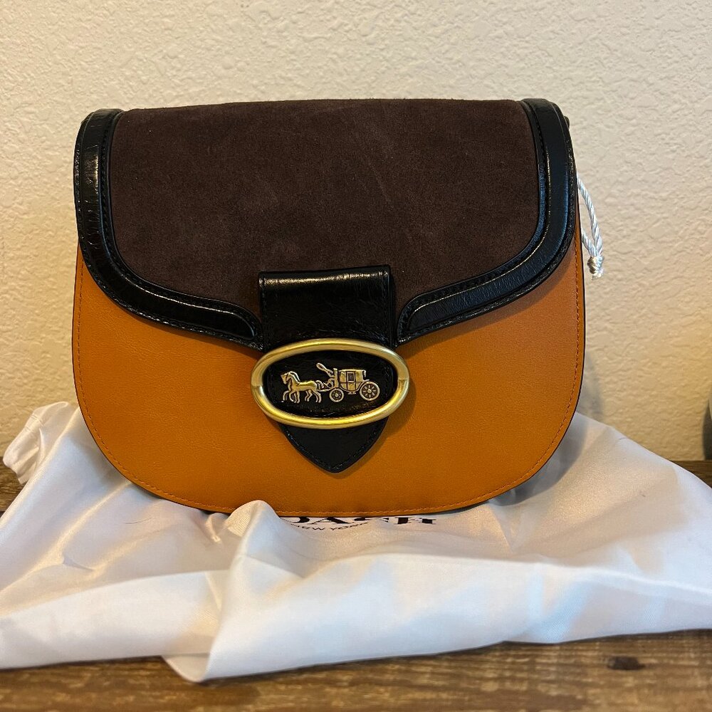 Coach Georgie Saddle Bag - NWOT